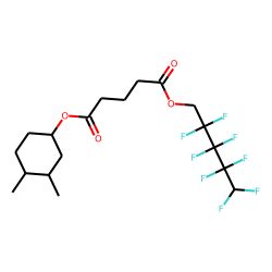 Glutaric acid, 3,4-dimethylcyclohexyl 2,2,3,3,4,4,5,5-octafluoropentyl ester