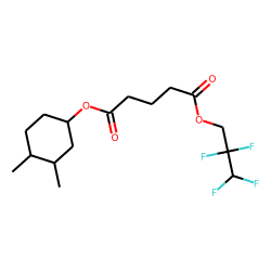 Glutaric acid, 3,4-dimethylcyclohexyl 2,2,3,3-tetrafluoropropyl ester