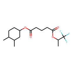 Glutaric acid, 3,4-dimethylcyclohexyl 1,1,1-trifluoroprop-2-yl ester