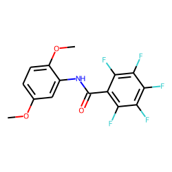 Benzamide, N-(2,5-dimethoxyphenyl)-2,3,4,5,6-pentafluoro-