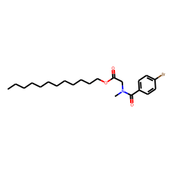 Sarcosine, N-(4-bromobenzoyl)-, dodecyl ester