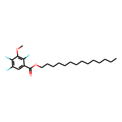 3-Methoxy-2,4,5-trifluorobenzoic acid, tetradecyl ester