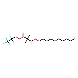Dimethylmalonic acid, decyl 2,2,3,3,3-pentafluoropropyl ester
