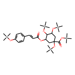 3-O-Coumaroyl-D-quinic acid, 5TMS