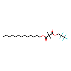 Dimethylmalonic acid, 2,2,3,3,3-pentafluoropropyl tridecyl ester