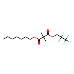 Dimethylmalonic acid, heptyl 2,2,3,3,3-pentafluoropropyl ester