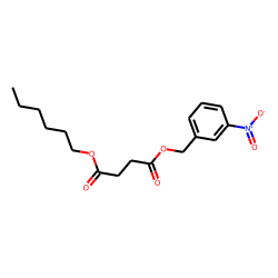 Succinic acid, hexyl 3-nitrobenzyl ester