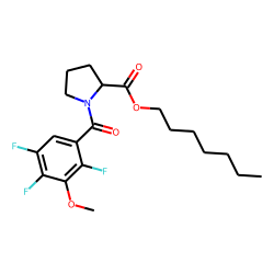 L-Proline, N-(2,4,5-trifluoro-3-methoxybenzoyl)-, heptyl ester