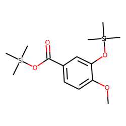 Benzoic acid, 4-methoxy-3-[(trimethylsilyl)oxy]-, trimethylsilyl ester