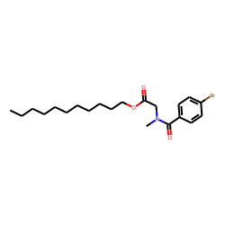 Sarcosine, N-(4-bromobenzoyl)-, undecyl ester