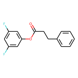 3-Phenylpropionic acid. 3,5-difluorophenyl ester