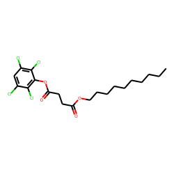 Succinic acid, decyl 2,3,5,6-tetrachlorophenyl ester
