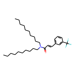 trans-Cinnamamide, N,N-didecyl-3-trifluoromethyl-