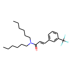 trans-Cinnamamide, N,N-dihexyl-3-trifluoromethyl-