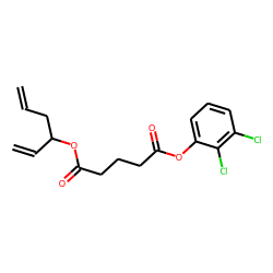 Glutaric acid, hexa-1,5-dien-3-yl 2,3-dichlorophenyl ester