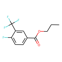 4-Fluoro-3-trifluoromethylbenzoic acid, propyl ester