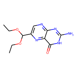 4(3H)-pteridinone, 2-amino-6-(diethoxymethyl)- (keto form)
