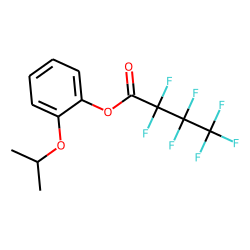 Heptafluorobutyric acid, 2-isopropoxyphenyl ester