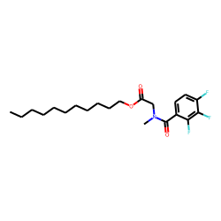 Sarcosine, N-(2,3,4-trifluorobenzoyl)-, undecyl ester
