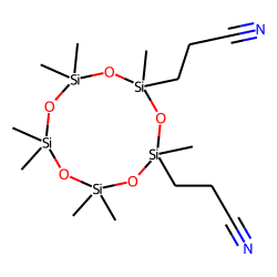 2,2,4,4,6,6,8,10-octamethyl-8,10-di(2-cyanoethyl)-[1,3,5,7,9,2,4,6,8,10]cyclopentasiloxane