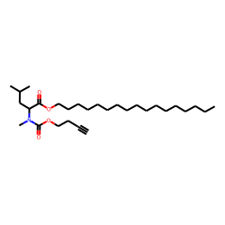 L-Leucine, N-methyl-N-(but-3-yn-1-yloxycarbonyl)-, heptadecyl ester