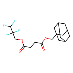 Succinic acid, (adamant-1-yl)methyl 2,2,3,3-tetrafluoropropyl ester