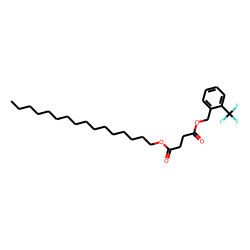 Succinic acid, hexadecyl 2-(trifluoromethyl)benzyl ester