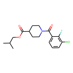 Isonipecotic acid, N-(2-fluoro-3-chlorobenzoyl)-, isobutyl ester