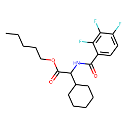 Glycine, 2-cyclohexyl-N-(2,3,4-trifluorobenzoyl)-, pentyl ester