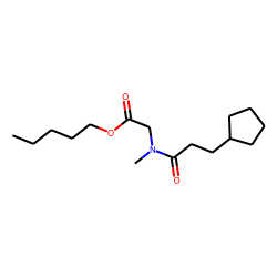 Sarcosine, N-(3-cyclopentylpropionyl)-, pentyl ester
