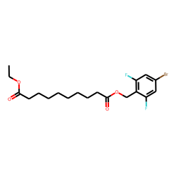 Sebacic acid, 4-bromo-2,6-difluorobenzyl ethyl ester