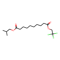 Sebacic acid, isobutyl 2,2,2-trichloroethyl ester