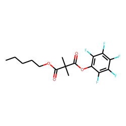 Dimethylmalonic acid, pentafluorophenyl pentyl ester