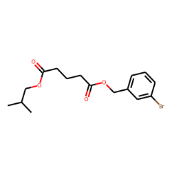 Glutaric acid, 3-bromobenzyl isobutyl ester