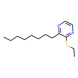 Pyrazine, 2-(ethylthio)-3-octyl