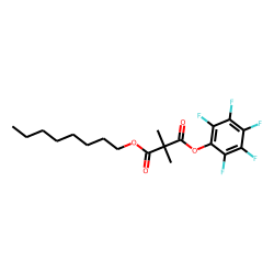 Dimethylmalonic acid, octyl pentafluorophenyl ester