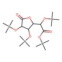 Glucaric acid, 2,3,5-tris-O-(trimethylsilyl)-, «gamma»-lactone, 6-(trimethylsilyl) ester