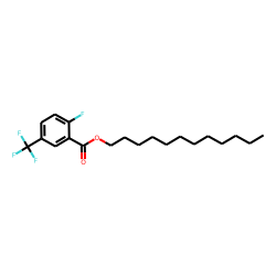 2-Fluoro-5-trifluoromethylbenzoic acid, dodecyl ester