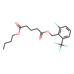 Glutaric acid, butyl 2-fluoro-6-(trifluoromethyl)benzyl ester