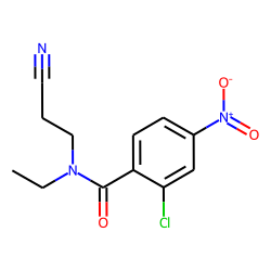 Benzamide, 2-chloro-n-cyanoethyl-n-ethyl-4-nitro-
