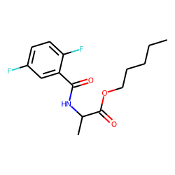 D-Alanine, N-(2,5-difluorobenzoyl)-, pentyl ester