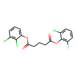 Glutaric acid, 2,3-dichlorophenyl 2-chloro-6-fluorophenyl ester