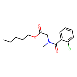 Sarcosine, N-(2-chlorobenzoyl)-, pentyl ester
