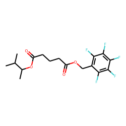 Glutaric acid, 3-methylbut-2-yl pentafluorobenzyl ester
