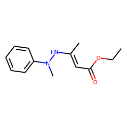 Ethyl-(Z)-3-(N'-methyl-N'-phenylhydrazino)-2-butanoate