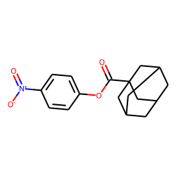 1-Adamantanecarboxylic acid, 4-nitrophenyl ester