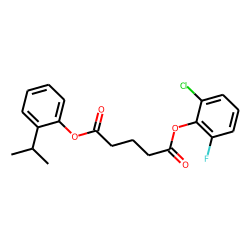 Glutaric acid, 2-chloro-6-fluorophenyl 2-isopropylphenyl ester