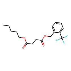 Succinic acid, pentyl 2-(trifluoromethyl)benzyl ester