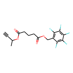 Glutaric acid, but-3-yn-2-yl pentafluorobenzyl ester