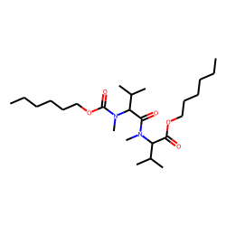 DL-Valyl-DL-valine, N-methyl-N-hexyloxycarbonyl-, hexyl ester